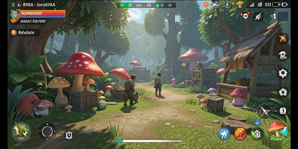 Tampilan gameplay yang menyenangkan dan interaktif dari 898A.