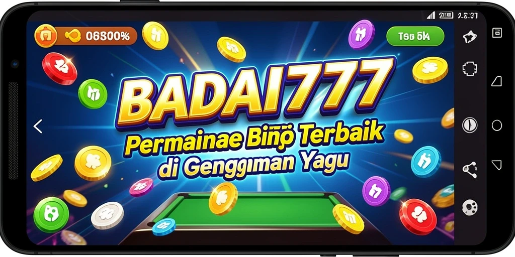 Tampilan menarik dari gameplay Bingo di BADAI777.