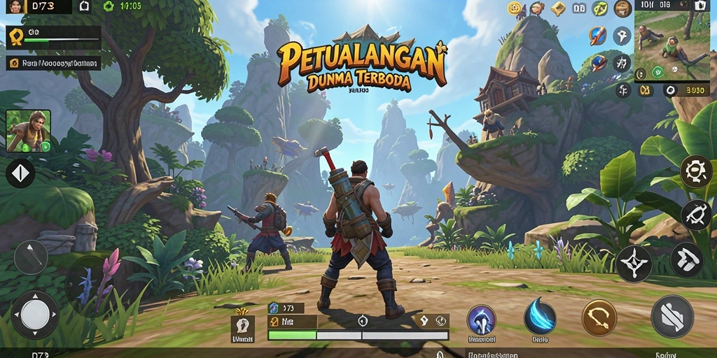 Menampilkan gameplay intens dalam dunia terbuka yang luas di D73.