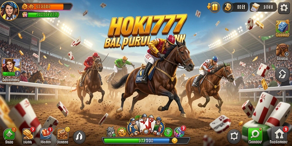 Tampilan seru dari balapan dalam HOKI777 yang penuh aksi.