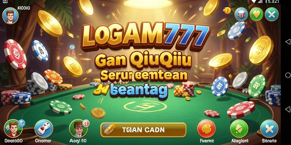 Tampilan utama LOGAM777 menunjukkan pengalaman QiuQiu yang mendebarkan.
