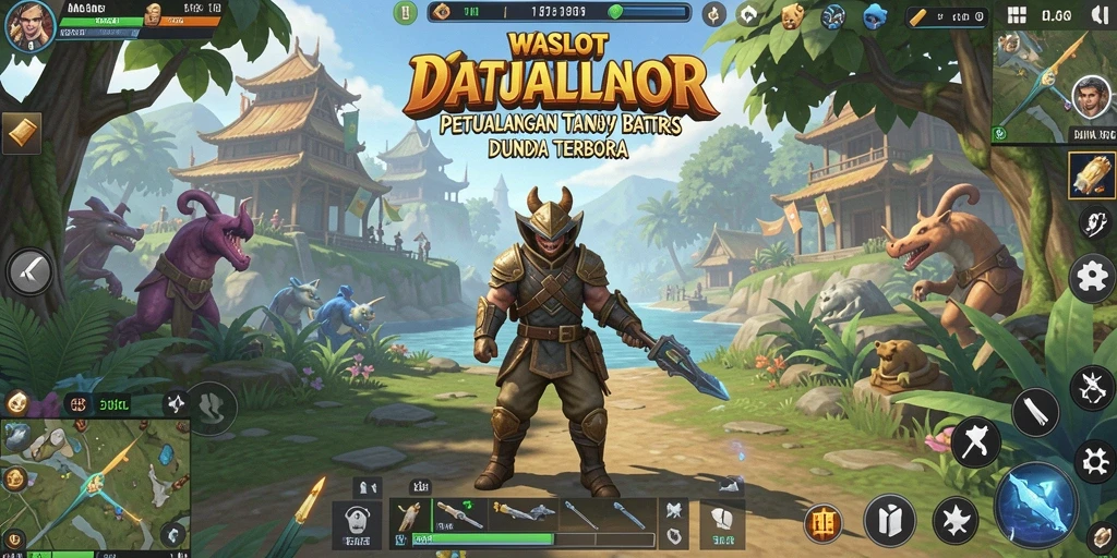 Tampilan gameplay <strong>WASLOT</strong> yang penuh aksi dan petualangan menarik.